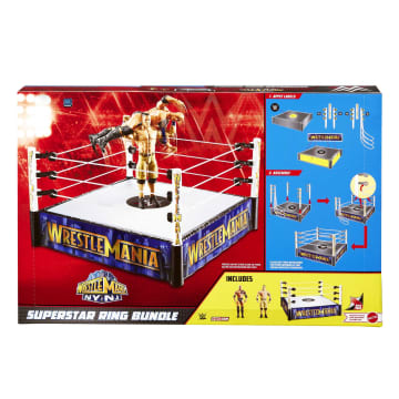 WWE WrestleMania The Rock vs John Cena Superstar Ring Bundle - Image 5 of 5