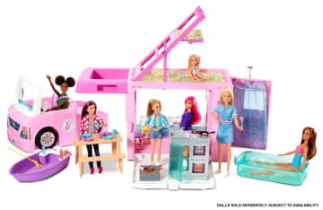 Barbie 3 in 1 DreamCamper Vehicle and Accessories GHL93 MATTEL