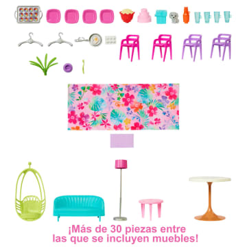 Conjunto de juego de casa de vacaciones de Barbie - Image 5 of 6
