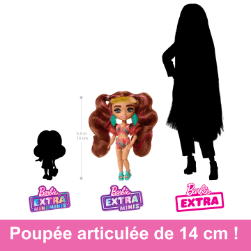 Barbie Mini Barbie Extra Cool Poupee voyage en tenue de plage