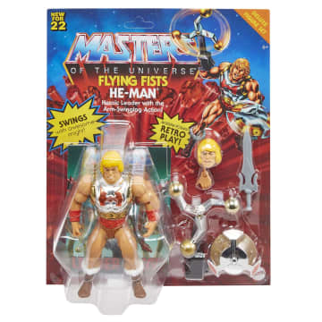 Masters of the Universe Origins Flying Fists He-Man Action Figure - Image 6 of 6