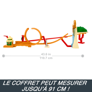 Hot Wheels - Coffret Circuit Royaume De La Jungle Du Film Super Mario Bros - Petite Voiture - 5 Ans Et + - Imagen 7 de 7