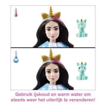 Barbie Cutie Reveal pop uit de Fantasie-serie met zacht eenhoornkostuum - Image 3 of 6