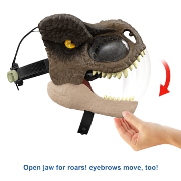 Jurassic World Tyrannosaurus Rex Chomp 'N Roar Mask - Image 3 of 6