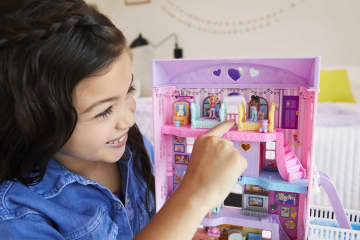 Polly Pocket Pajama Party Sleepover Adventure House - Image 2 of 9