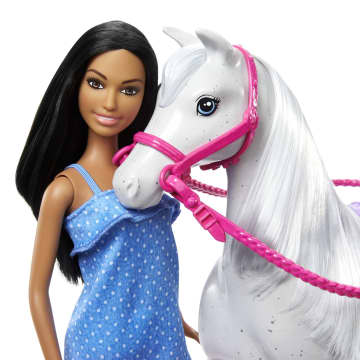 Barbie Cavallo e Bambola Nuovo HCJ53 MATTEL