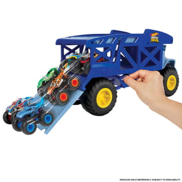 Hot Wheels Monster Trucks Rhino Rig Vehicle - Image 2 of 6