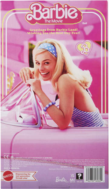 Barbie le film - Poupée Barbie combinaison disco dorée - Image 6 of 6