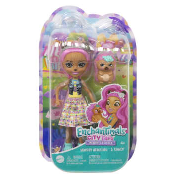 Enchantimals - Bêtes Citadines - Poupées Hensley Hérisson Et Figurine Animal Spiney - Mini Poupée - 4 Ans Et + - Image 6 of 6