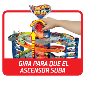 Hot Wheels City Mega Garaje Pista de coches de juguete - Image 4 of 6