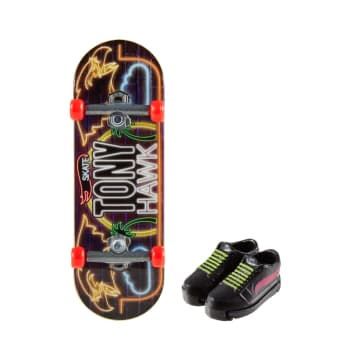 Hot Wheels Skate Tony Hawk Vingerboard En Skateschoenen, Speelgoed Voor Kids (Stijlen Kunnen Variëren) - Image 4 of 6