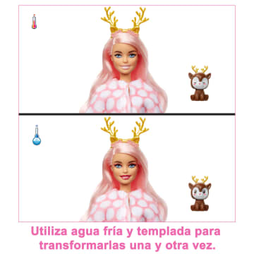 Muñeca Barbie Cutie Reveal serie Peluche de Ciervo - Image 3 of 6
