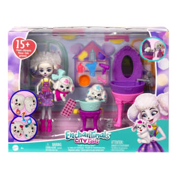Enchantimals – Bêtes Citadines – Accessoire Salon De Toilettage Caniche - Imagen 6 de 6