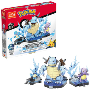 Mega Construx Pokémon Squirtle Evolution Set - Image 1 of 6