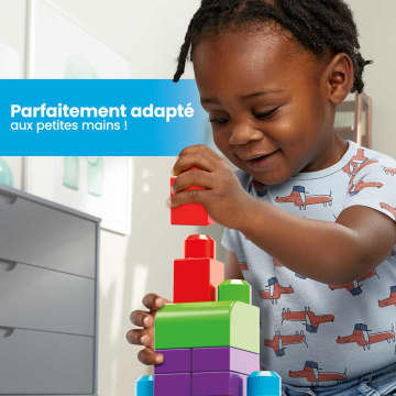 Mega Bloks - Sac 60 Blocks Bleu - Jouet De Construction - 1 An Et + - Image 2 of 6