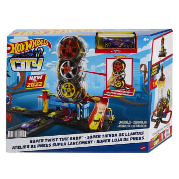 Hot Wheels City Super Twist Tire Shop - Imagen 6 de 6