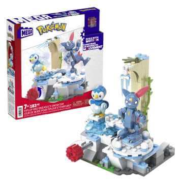 Mega Pokémon - Coffret De Construction Tiplouf Et Farfuret À La Neige - Jouet De Construction - 7 Ans Et + - Image 1 of 7