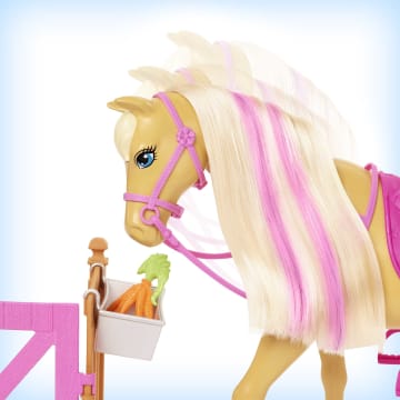 Barbie Groom n Care Doll Horses and Playset MATTEL