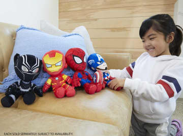 Marvel Plush Character, 8-inch Captain America Soft Doll - Image 5 of 5