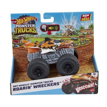 Hot Wheels® Monster Trucks Pojazd 1:43 Światła i dźwięki Bohater Roarin' Wreckers™ Asortyment - Image 4 of 10