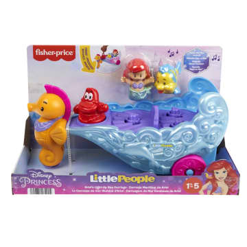 Disney Prinzessin Arielles aufleuchtende Meereskutsche von Little People Mattel