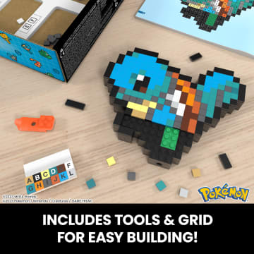 Mega Pokémon Squirtle Building Toy Kit (367 Pieces) Retro Set For Collectors - Image 3 of 6