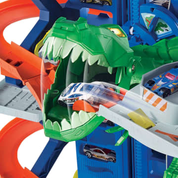 Набор игровой Hot Wheels Сити Невообразимый гараж с тиранозавром - Image 5 of 7