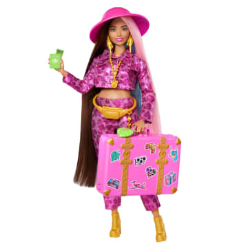 Barbie Extra Fly Con Ropa De Safari, Muñeca Barbie Con Temática De Viajes - Imagen 4 de 6