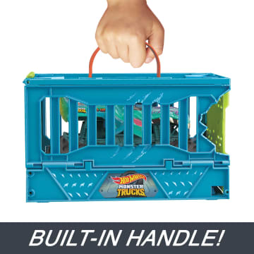 Hot Wheels Monster Trucks Mega-Wrex Crash Cage Playset - Image 5 of 6