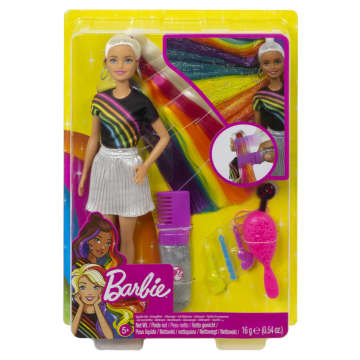 Barbie Rainbow Sparkle Hair Doll FXN96 MATTEL
