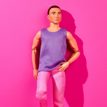 Barbie - Barbie Ken Barbie Looks Cheveux Bruns Tenue Color Block - Poupée Mannequin - 3 Ans Et + - Image 10 of 12
