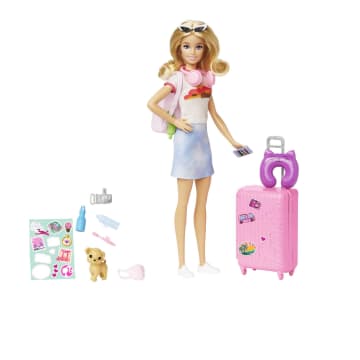 Barbie Seyahatte Bebeği ve Aksesuarları - Image 3 of 7