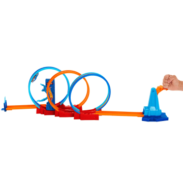 Hot Wheels Ultra Hots Çılgın Çember Yarışı Seti, 3 Spiral Ve 1 Hot Wheels Araba - Image 5 of 6