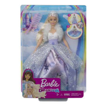 Кукла Barbie Снежная принцесса (с раскрывающимся платьем) - Image 6 of 6