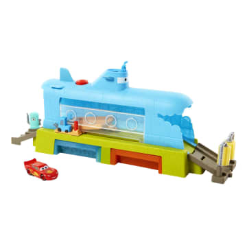 Disney and Pixar Cars Color Change Whale Car Wash Playset - Image 1 of 6