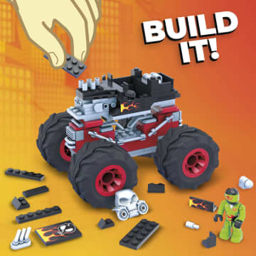 Mega Construx Hot Wheels Bone Shaker Monster Truck - Image 3 of 6