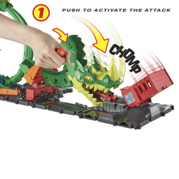 Hot Wheels City Dragon Drive Firefight, Firestation Playset - Image 3 of 7