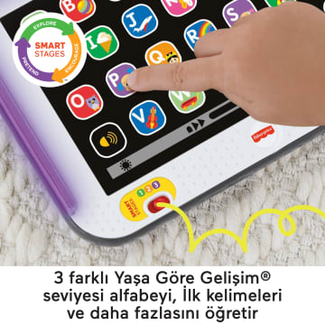 Türkçe Dil Desteğiyle Yürüme Çağındaki Çocuklar Için Müzikli Fisher-Price Eğlen Ve Öğren Yaşa Göre Gelişim Elektronik, Eğitici Oyuncak Tablet - Image 3 of 6