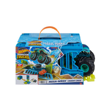 Hot Wheels Monstertrucks Mega-Wrex Crashkooi Speelset - Image 6 of 6