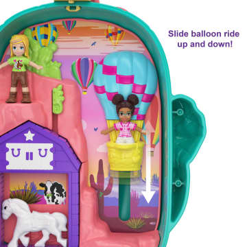 Polly Pocket Cactus Cowgirl Ranch Compact - Image 3 of 6