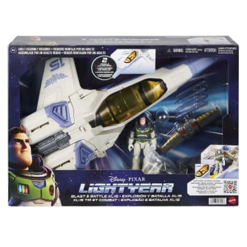 Disney Pixar Buzz l Eclair Vaisseau de Combat XL 15 MATTEL