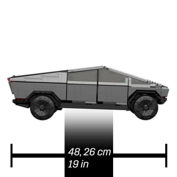 MEGA Tesla Cybertruck Vehicle Collector Truck Construction Set - Image 5 of 7