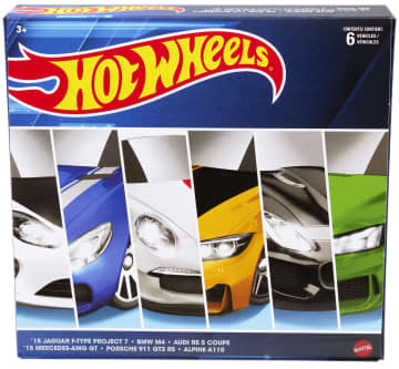 Hot Wheels European Car Culture Multipacks of 6 Toy Cars - Image 6 of 8