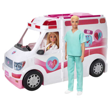 Набор игровой Barbie Кем быть? Клиника 2 куклы+машина скорой помощи - Image 1 of 6