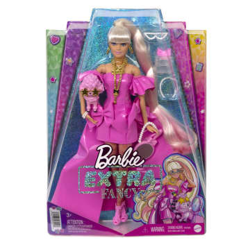 Barbie Extra Fancy Κούκλα Με Ροζ Σύνολο Και Ζωάκι, Παιχνίδια Για Παιδιά 3 Ετών Και Άνω - Image 6 of 6