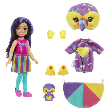 Barbie Kleine Poppen En Accessoires, Cutie Reveal Chelsea Poppen, Jungle-Serie - Image 2 of 12