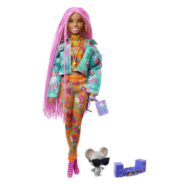 Кукла Barbie Экстра с розовыми косичками - Image 1 of 6