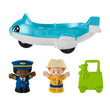 Fisher-Price Little People Eğlenceli Havaalanı, Uçak Ve 3 Oyun Aksesuarı, Bebekler Için Oyun Seti - Image 5 of 6
