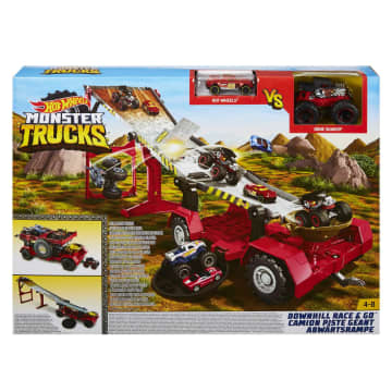 Hot Wheels Monster Trucks Downhill Race & Go Playset - Image 6 of 7