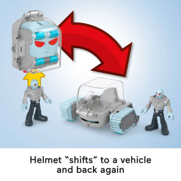 Fisher-Price Imaginext DC Super Friends Head Shifters Mr. Freeze & Snow Tank - Image 3 of 8